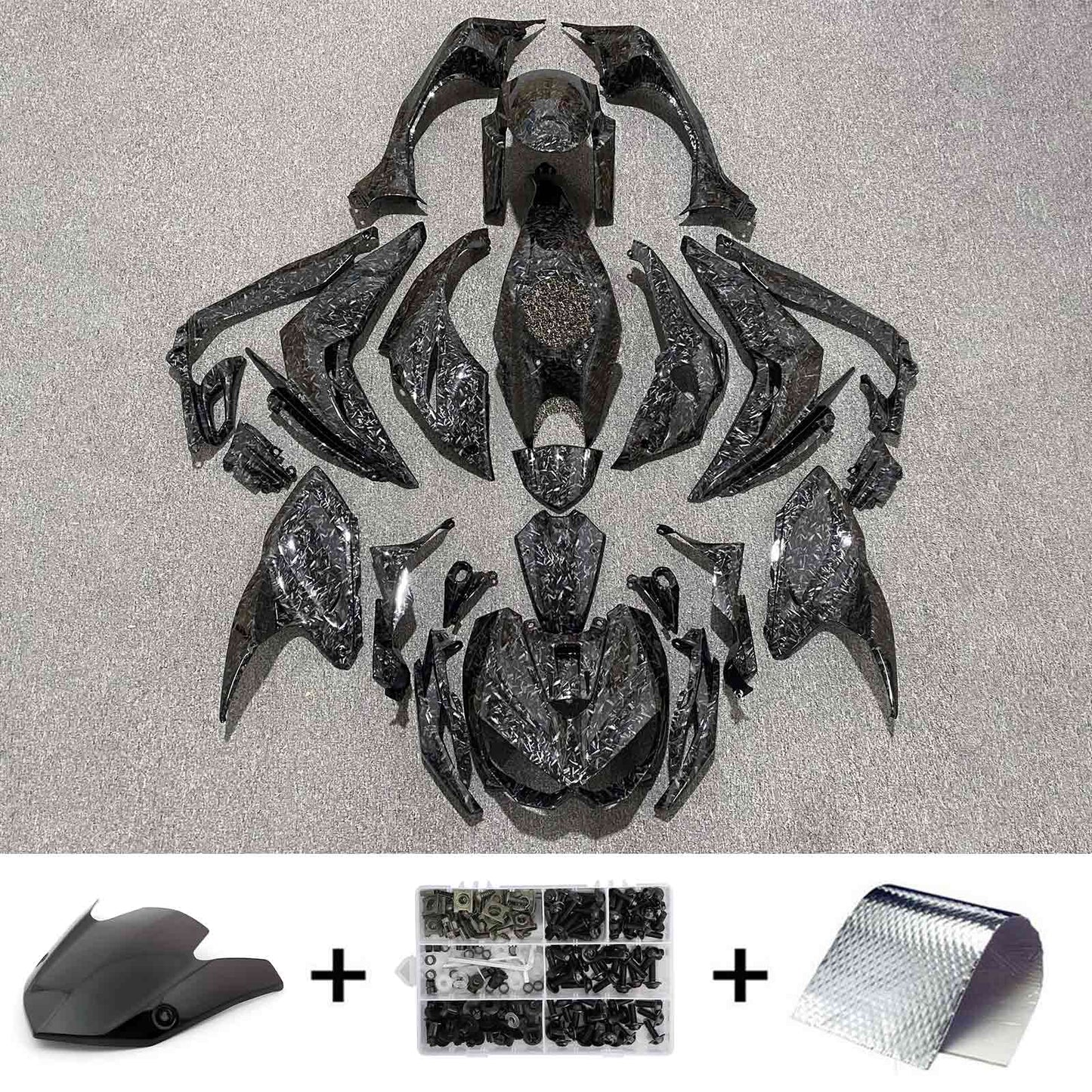 2014-2017 Kawasaki Z1000 Fairing Kit Bodywork Plastic ABS