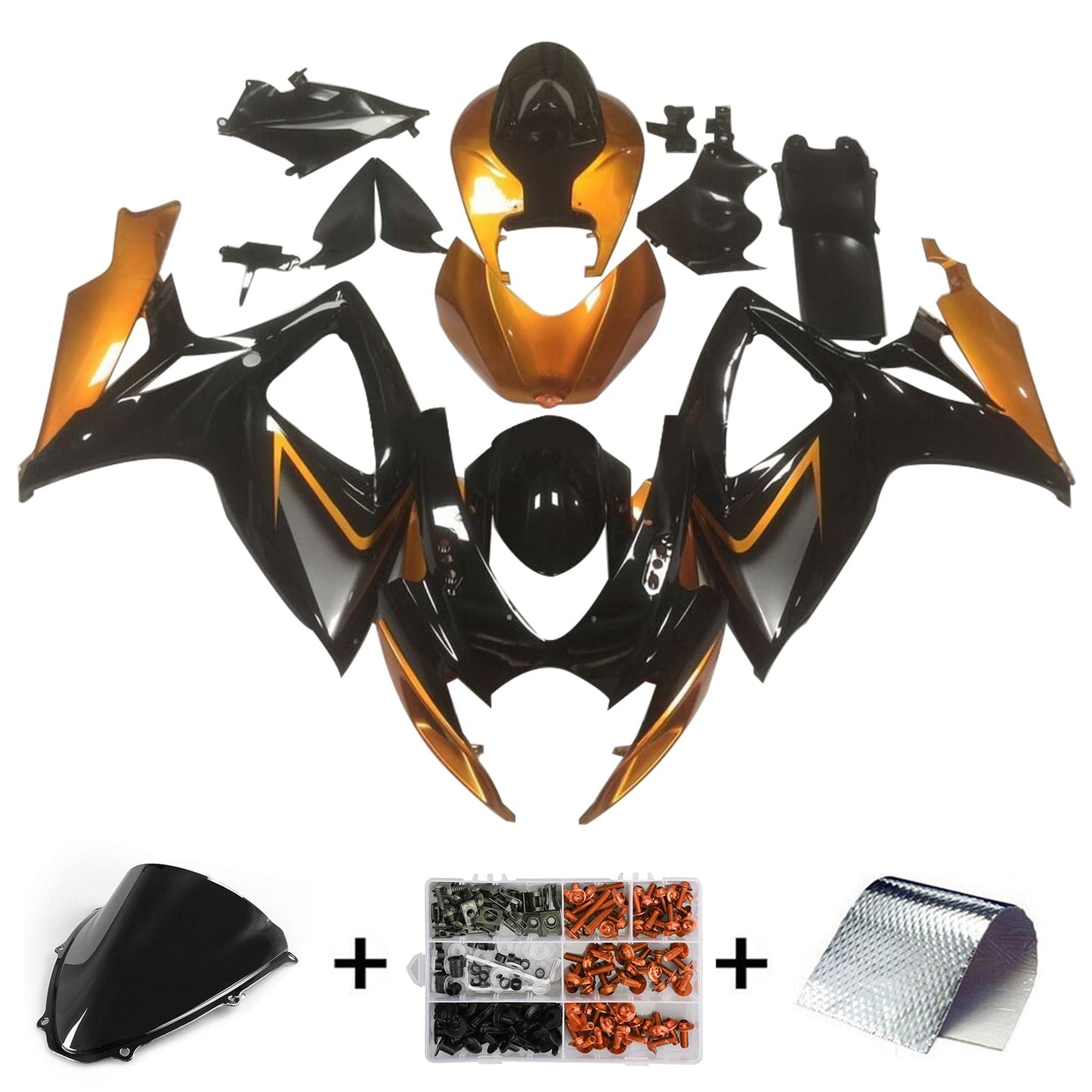 2006-2007 Suzuki GSXR 600/750 K6 Fairing Kit Bodywork Plastic ABS