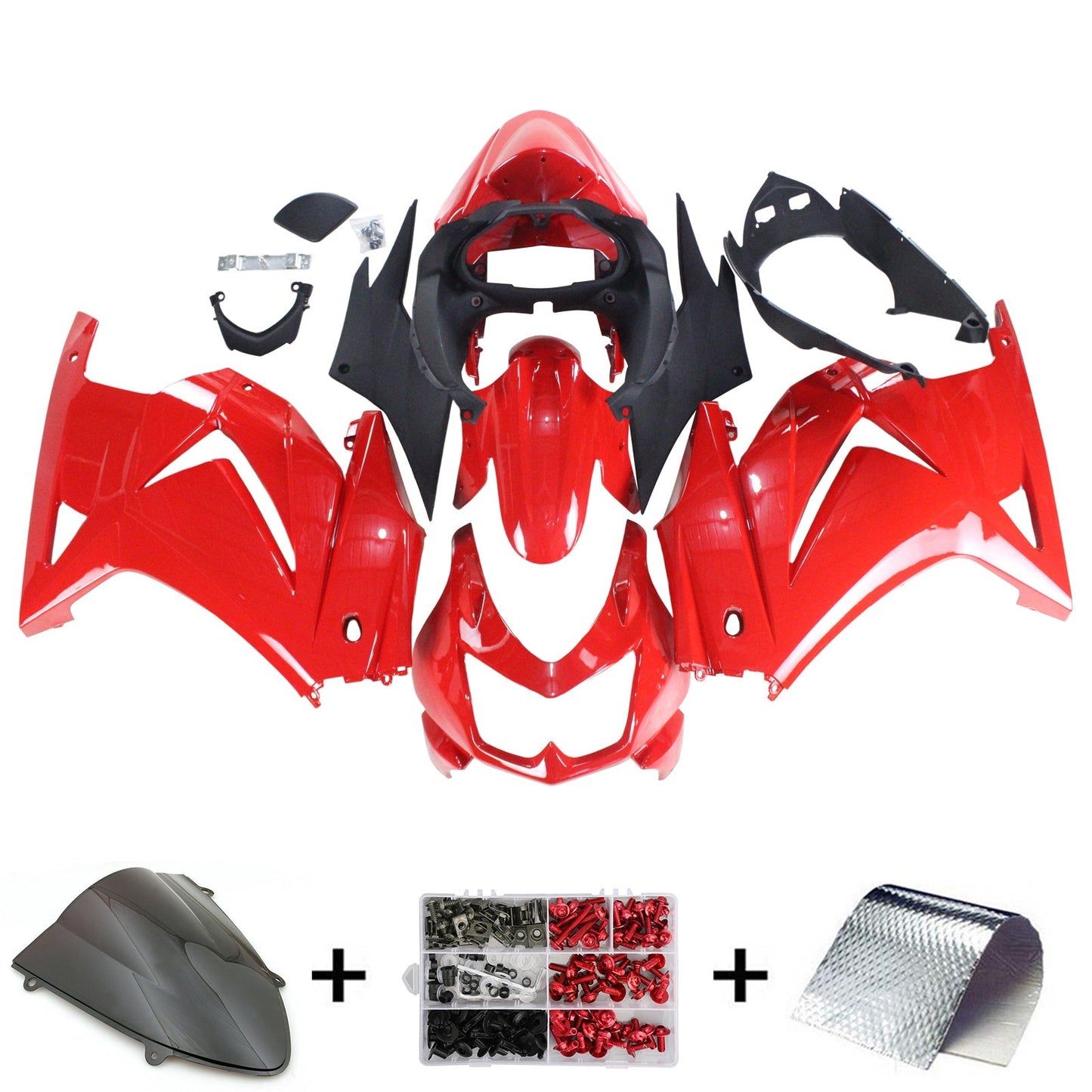 2008-2012  Kawasaki EX250/Ninja250R Fairing Kit Bodywork Plastic ABS