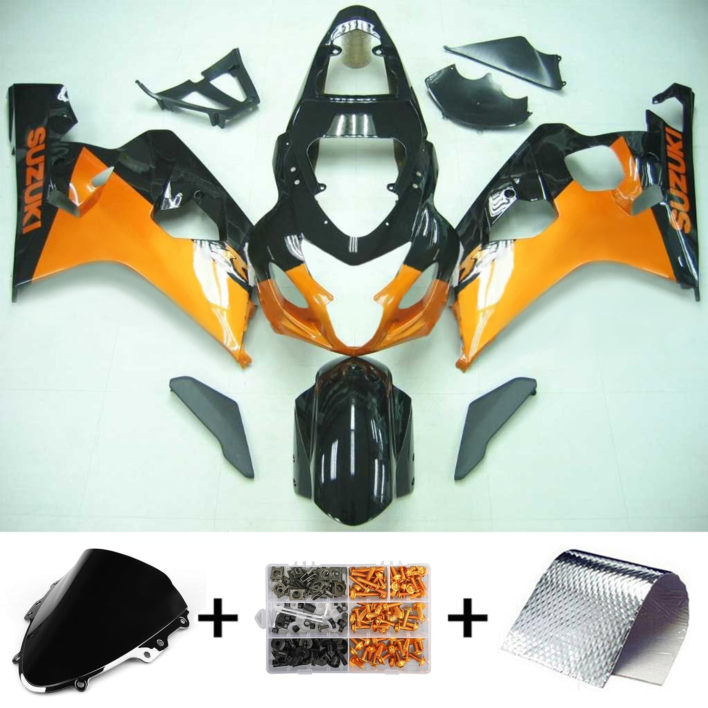 2004-2005 Suzuki GSXR 600/750 Fairing Kit Bodywork Plastic ABS