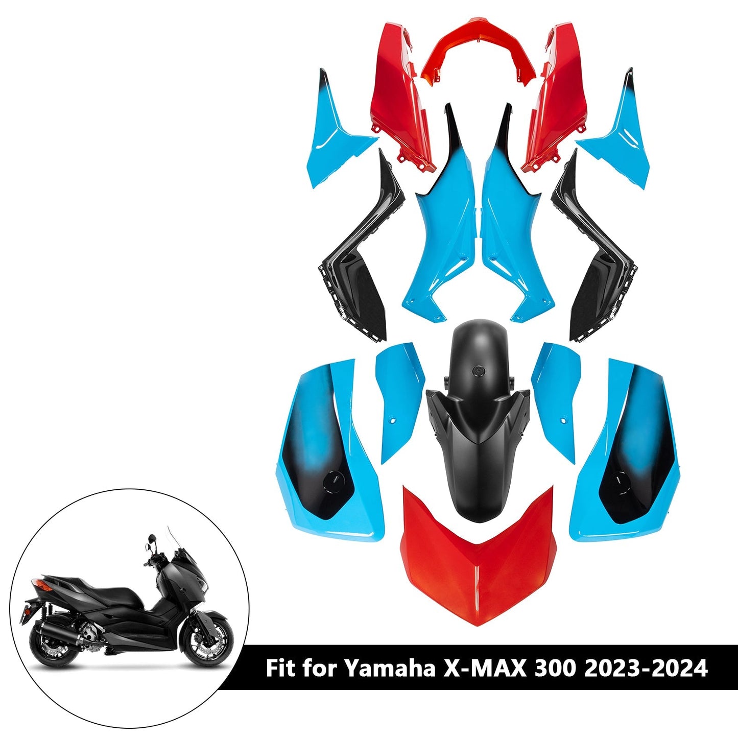 2023-2024 Yamaha X-MAX 300 XMAX Fairing Kit