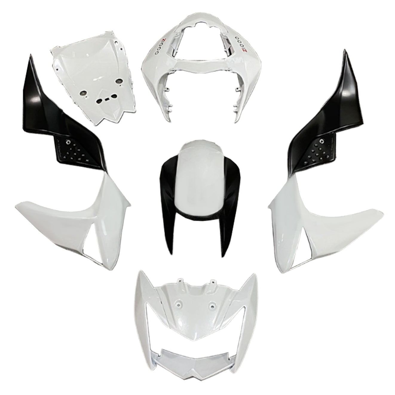 2007-2009 Kawasaki Z1000 Fairing Kit Bodywork Plastic ABS