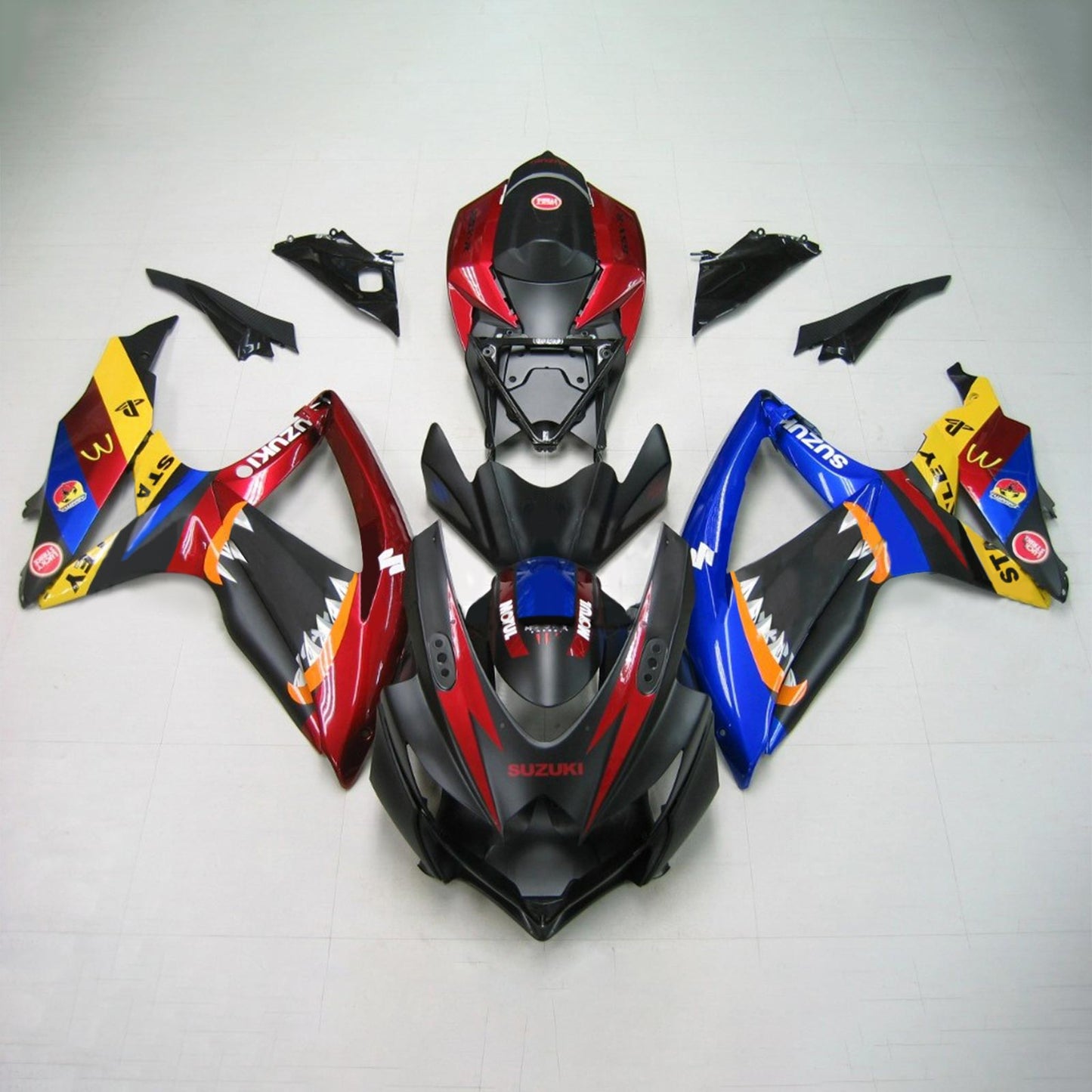 2008-2010 Suzuki GSXR 600/750 Fairing Kit Bodywork Plastic ABS K8