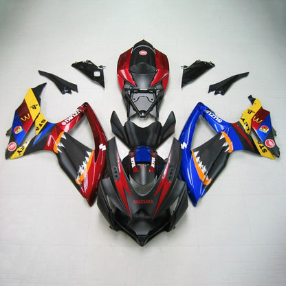 2008-2010 Suzuki GSXR 600/750 Fairing Kit Bodywork Plastic ABS K8