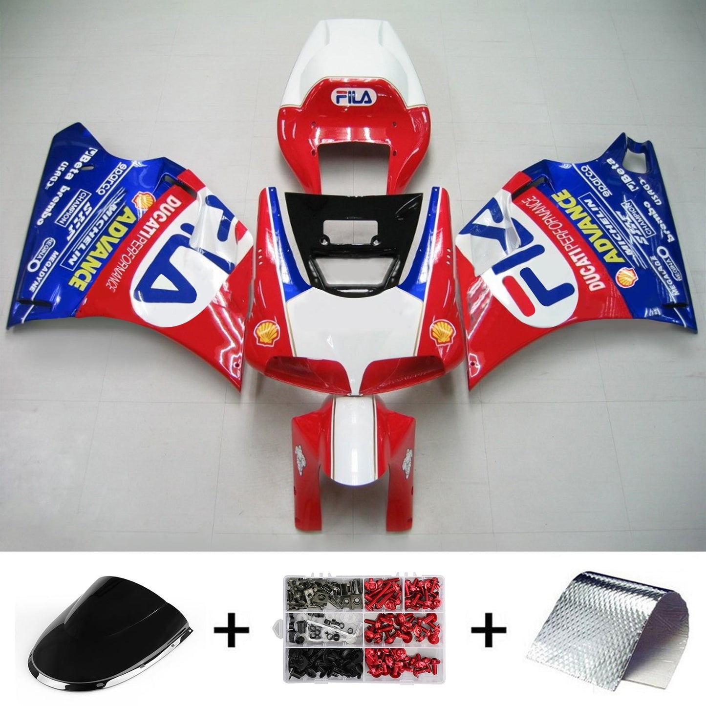 1996-2002 Ducati 996 748 Fairing Kit Bodywork ABS
