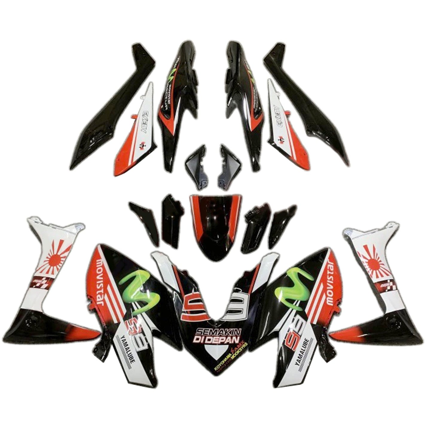 2019-2021 Yamaha TMAX560 Fairing Kit Bodywork Plastic ABS