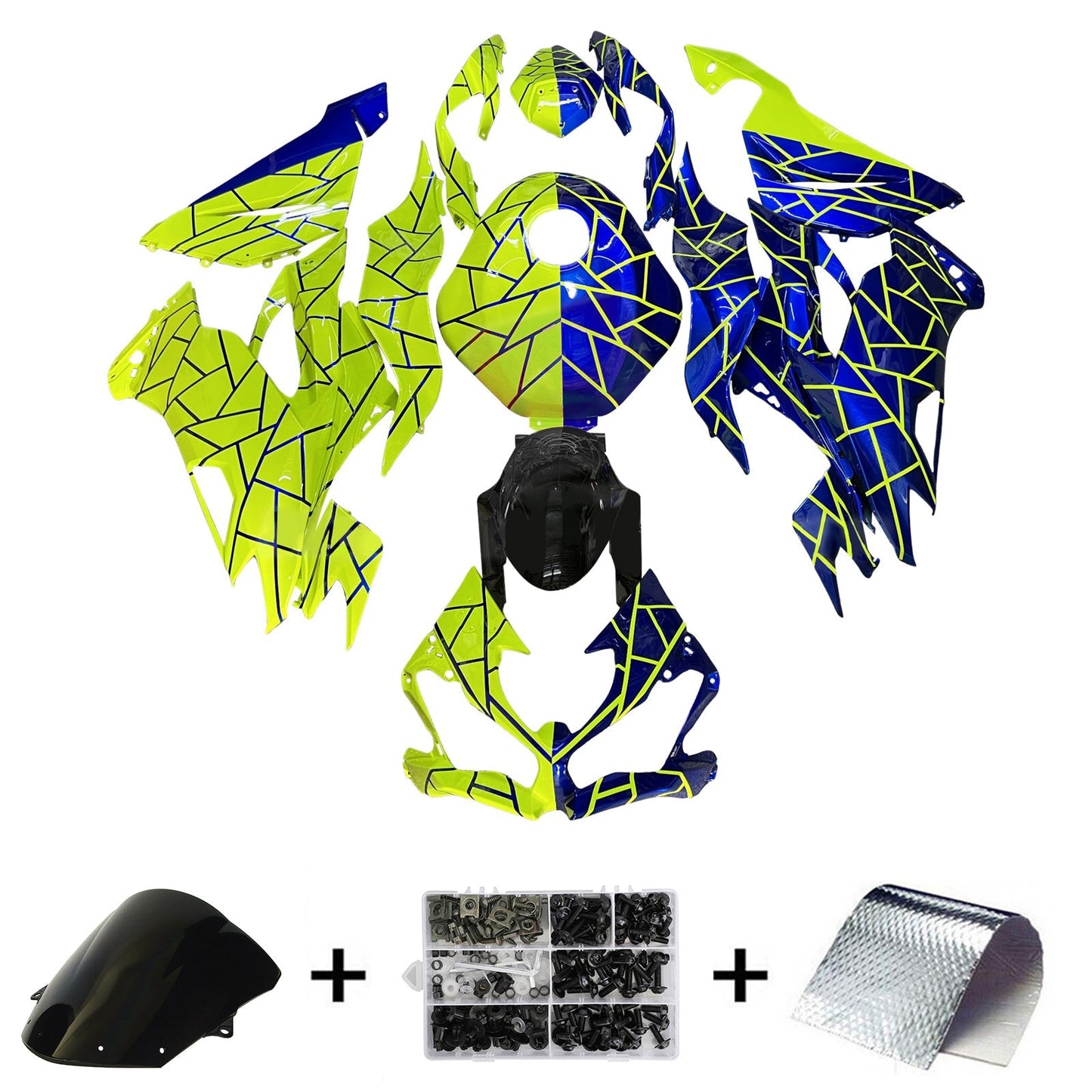 2019-2023 Kawasaki ZX6R Fairing Kit Bodywork Plastic ABS