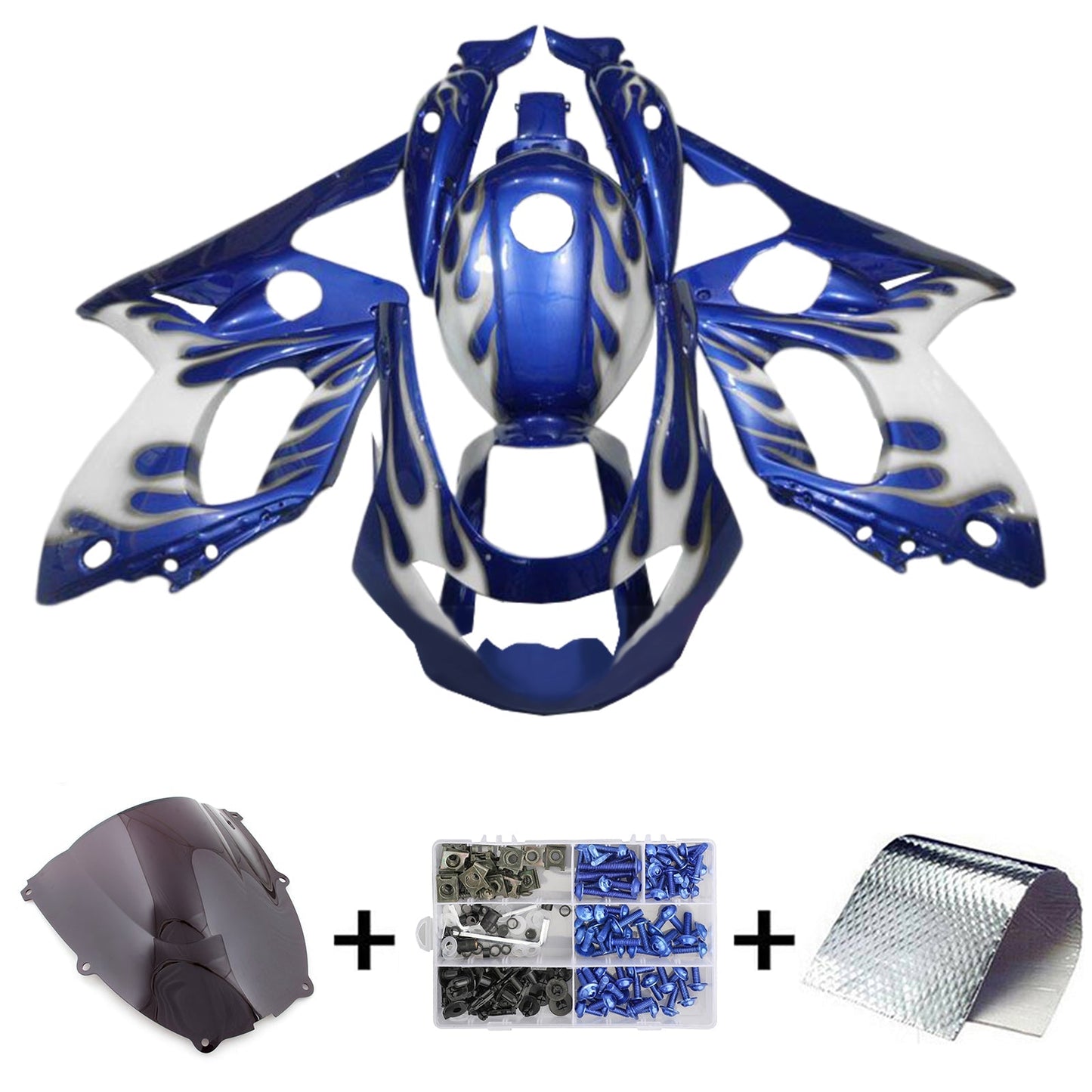 1996-2007 Yamaha YZF 600R Thundercat Fairing Kit Bodywork Plastic ABS