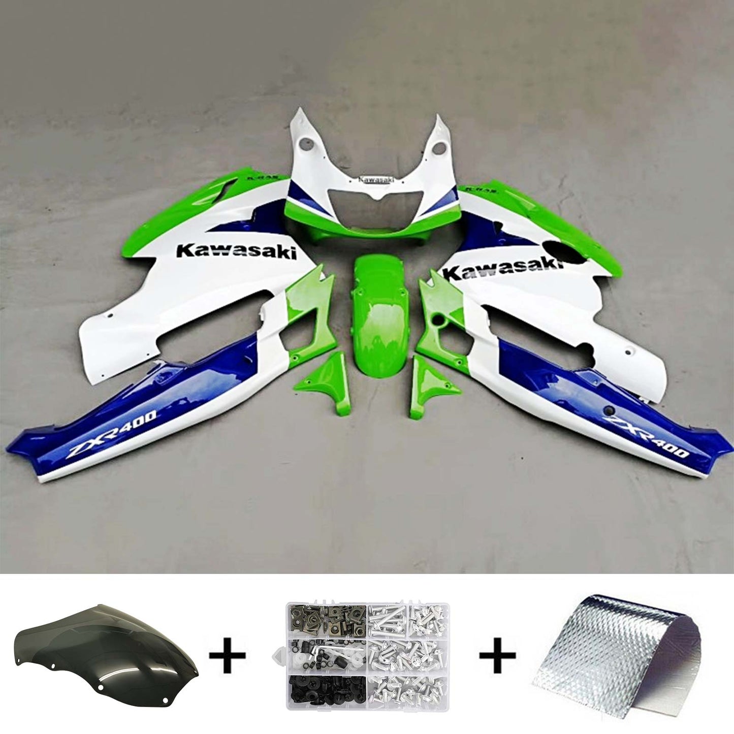 1992-1996 Kawasaki ZXR400 Fairing Kit Bodywork Plastic ABS