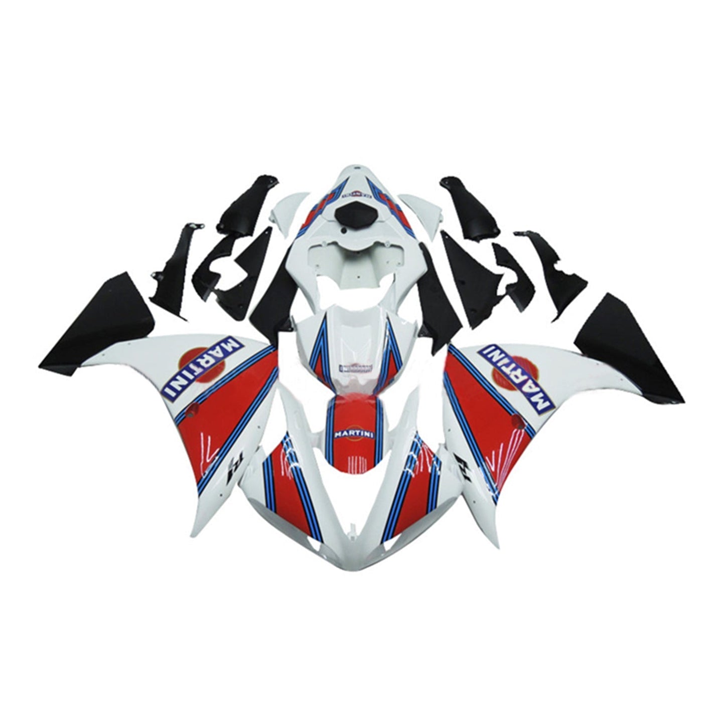 2009-2011 Yamaha YZF 1000 R1 Fairing Kit Bodywork Plastic ABS