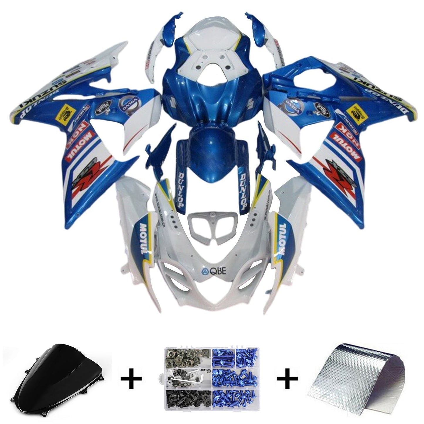 2009-2016 Suzuki GSXR1000 K9 Fairing Kit Bodywork Plastic ABS
