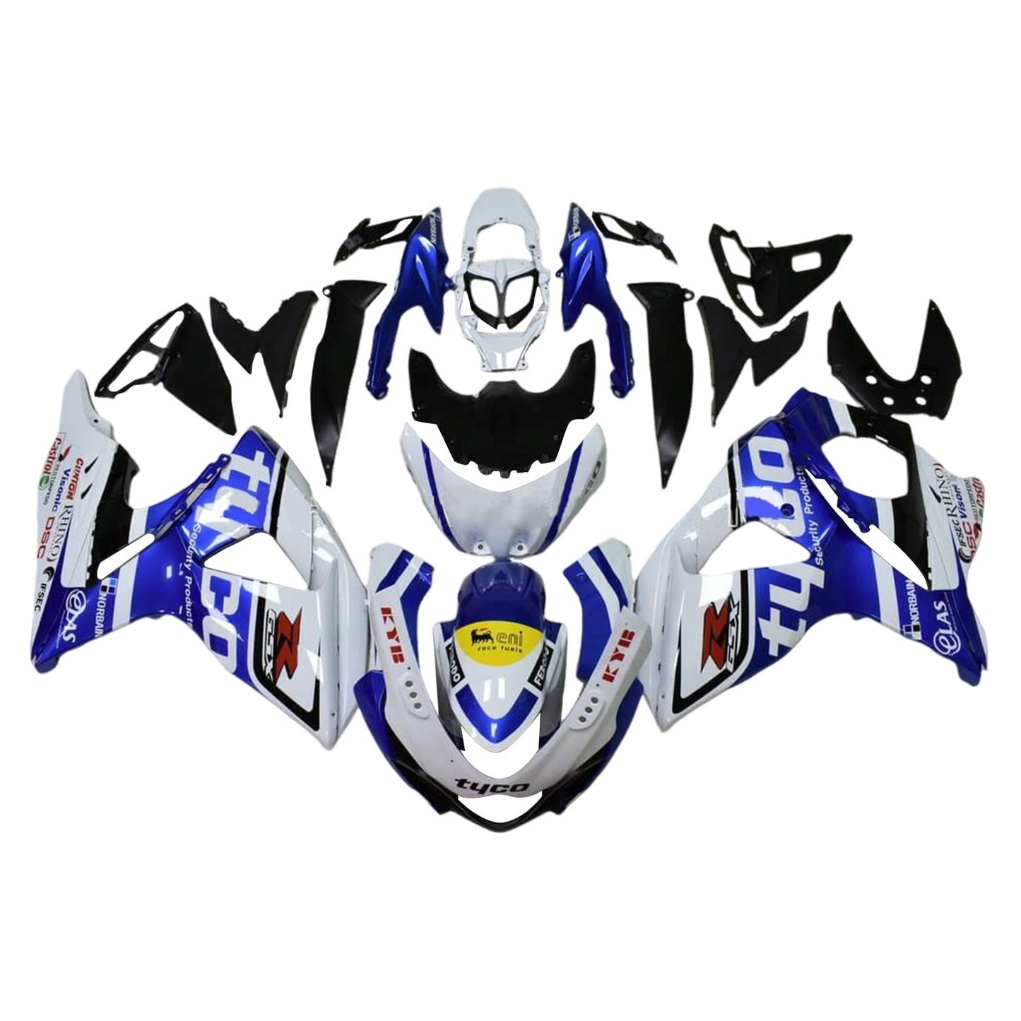 2009-2016 Suzuki GSXR1000 K9 Fairing Kit Bodywork Plastic ABS
