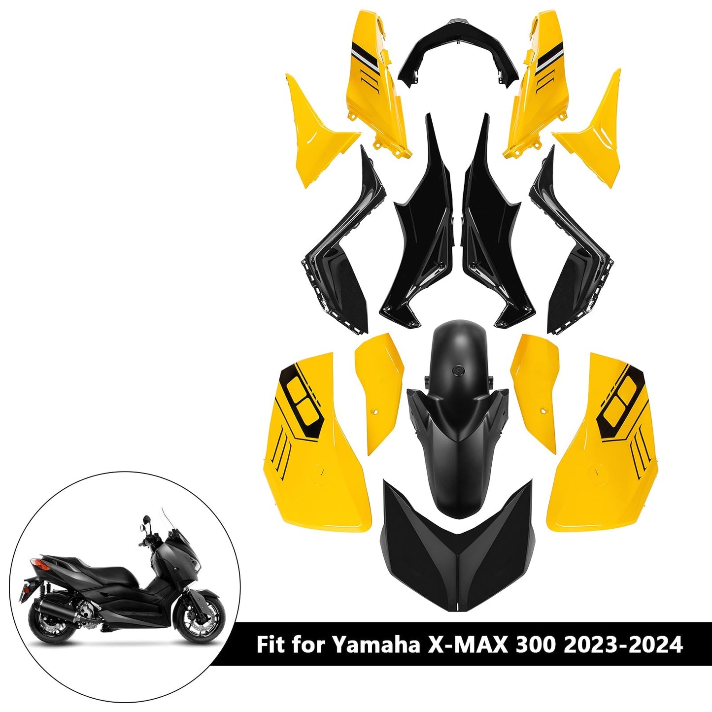 2023-2024 Yamaha X-MAX 300 XMAX Fairing Kit