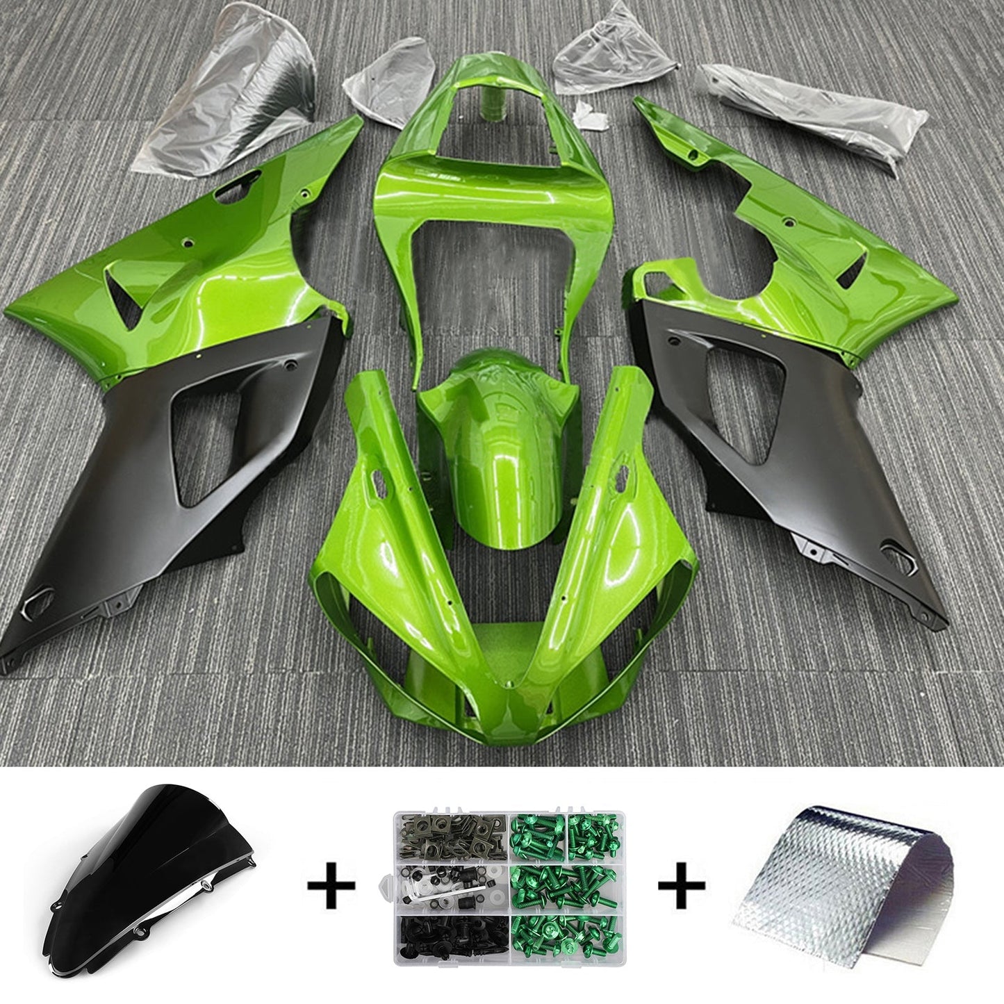 2000-2001 Yamaha YZF 1000 R1 Fairing Kit Bodywork Plastic ABS