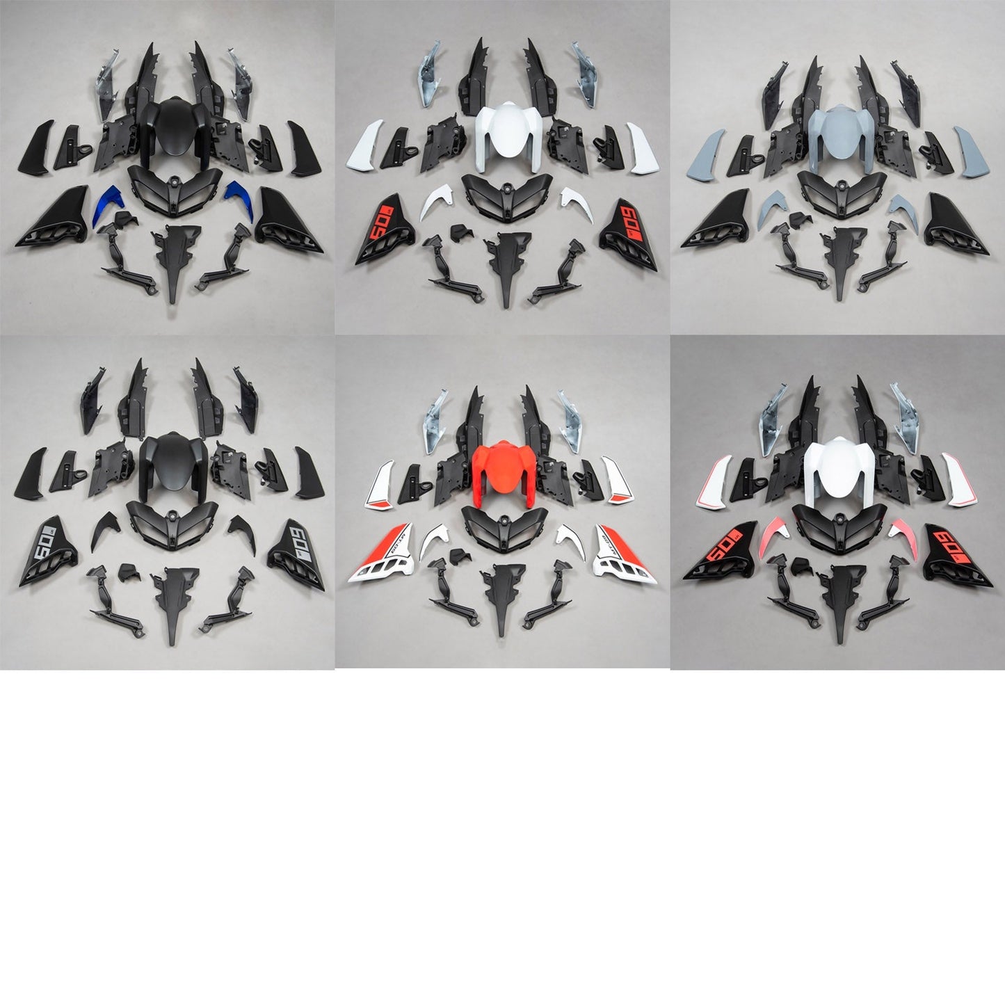 2017-2020 Injection ABS Plastic Bodywork Fairing Fit for Yamaha MT-09 Generic