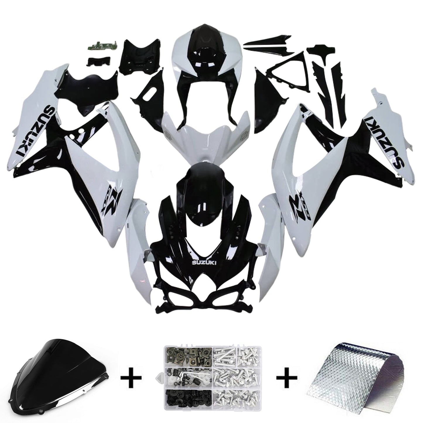 2008-2010 Suzuki GSXR 600/750 K8 Fairing Kit Bodywork Plastic ABS