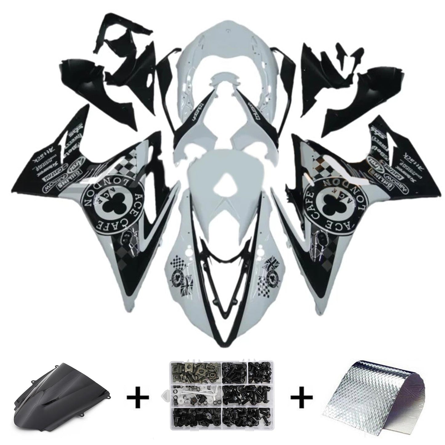 2013-2016 primefairing Triumph Daytona 675 Fairing Kit Bodywork Plastic ABS