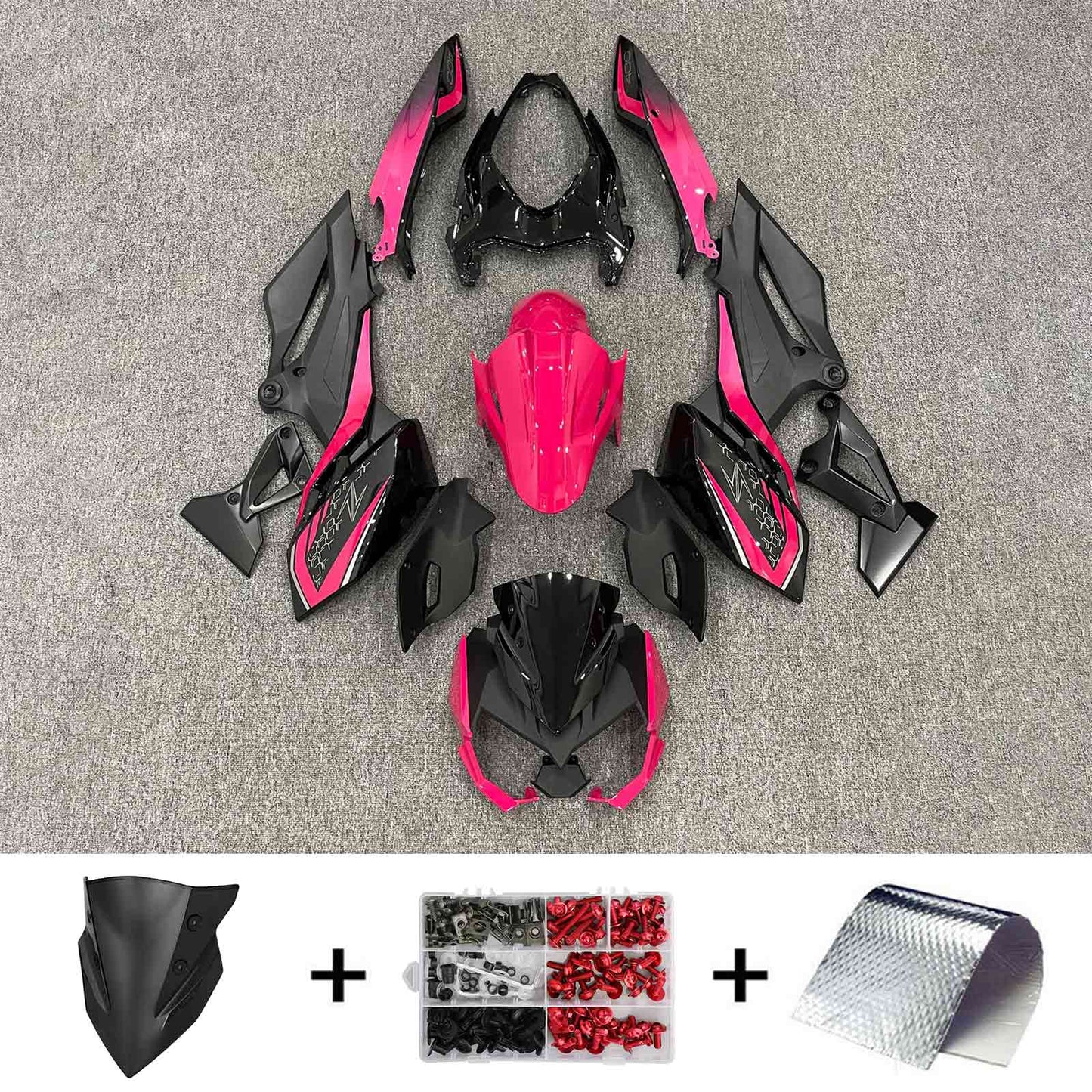 2018-2024 Kawasaki Z400 Fairing Kit Bodywork Plastic ABS