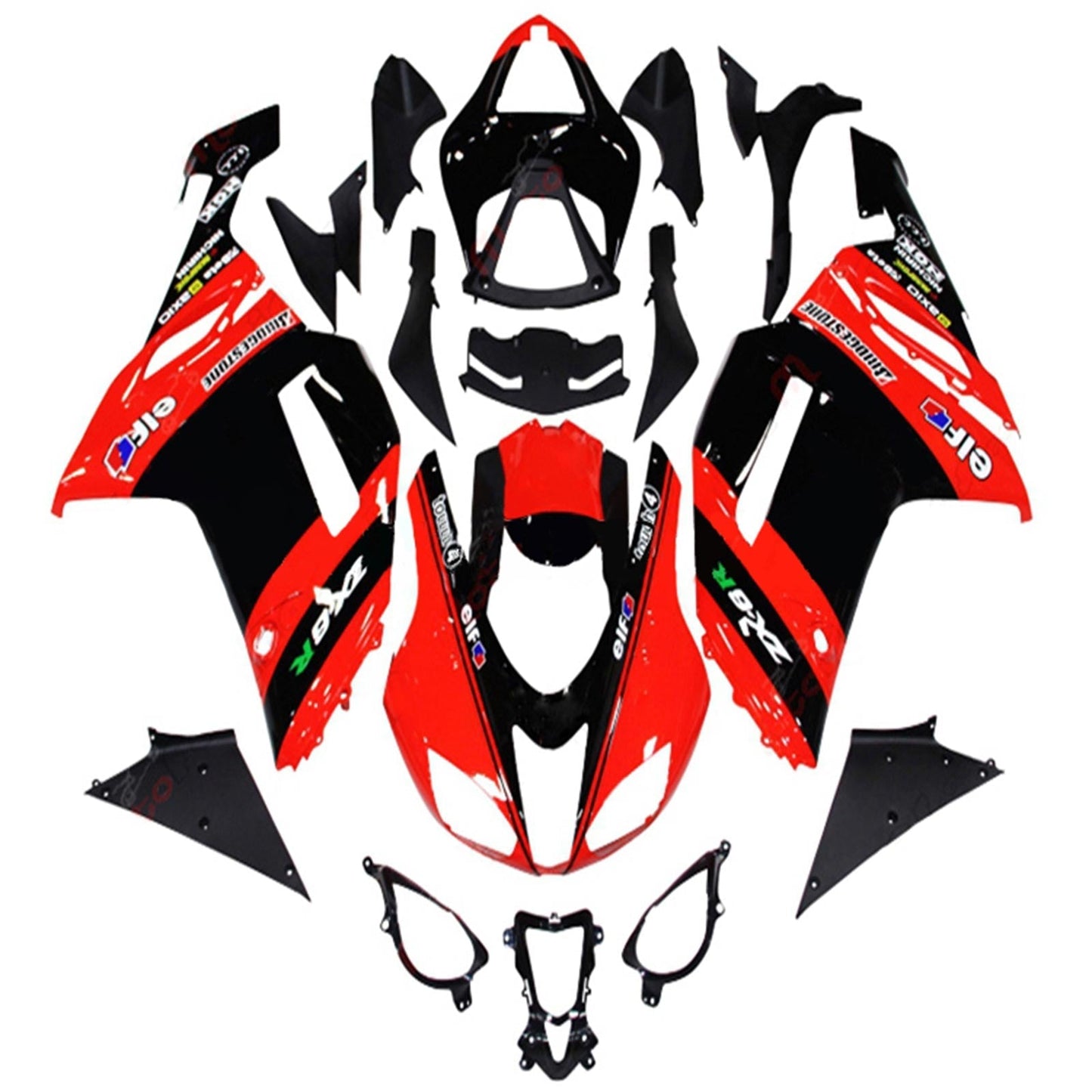 2013-2018 Kawasaki ZX6R 636 Fairing Kit Bodywork Plastic ABS