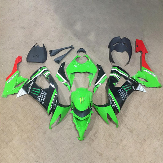 2008-2010 Kawasaki ZX10R Fairing Kit Bodywork Plastic ABS
