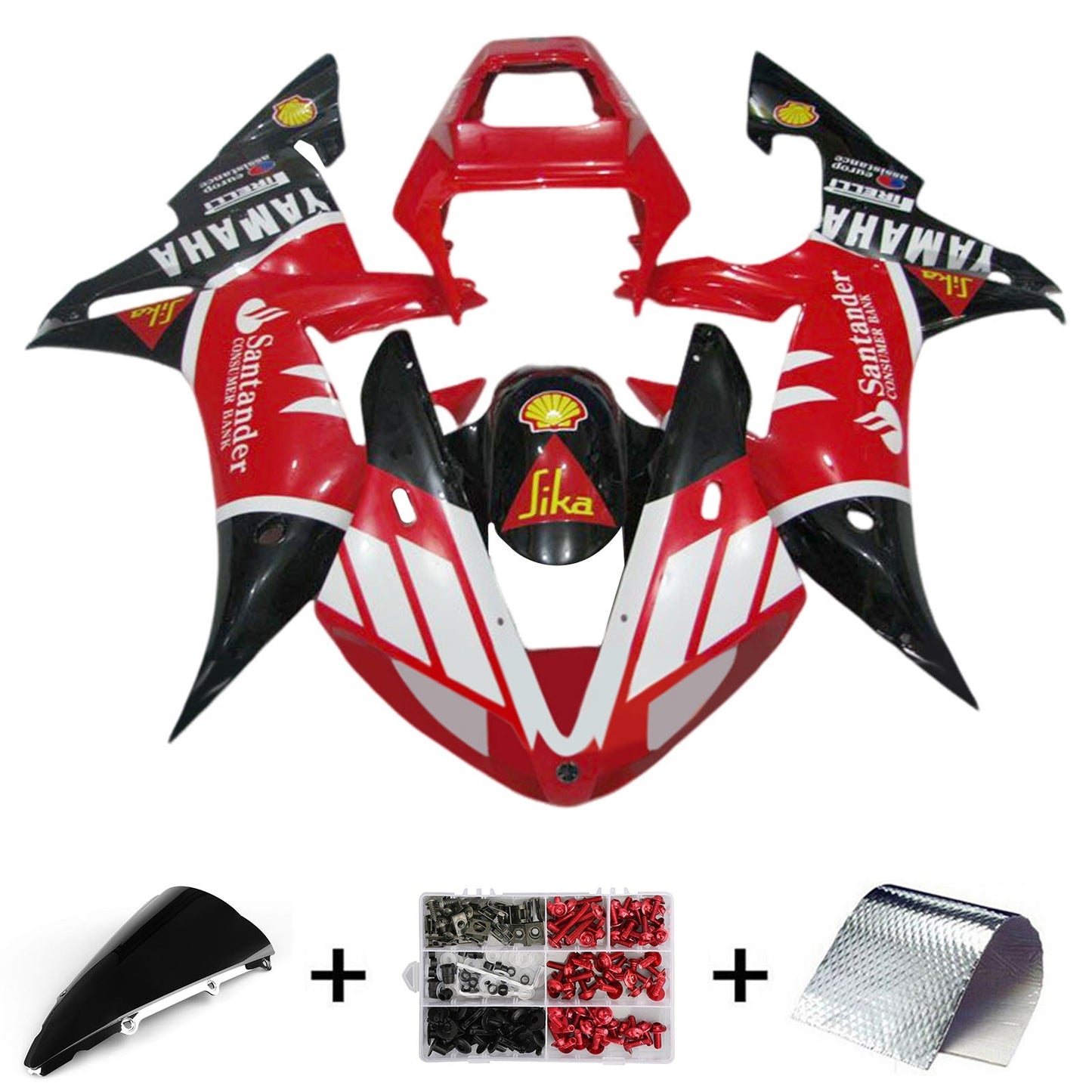 2002-2003 Yamaha YZF 1000 R1 Fairing Kit Bodywork Plastic ABS