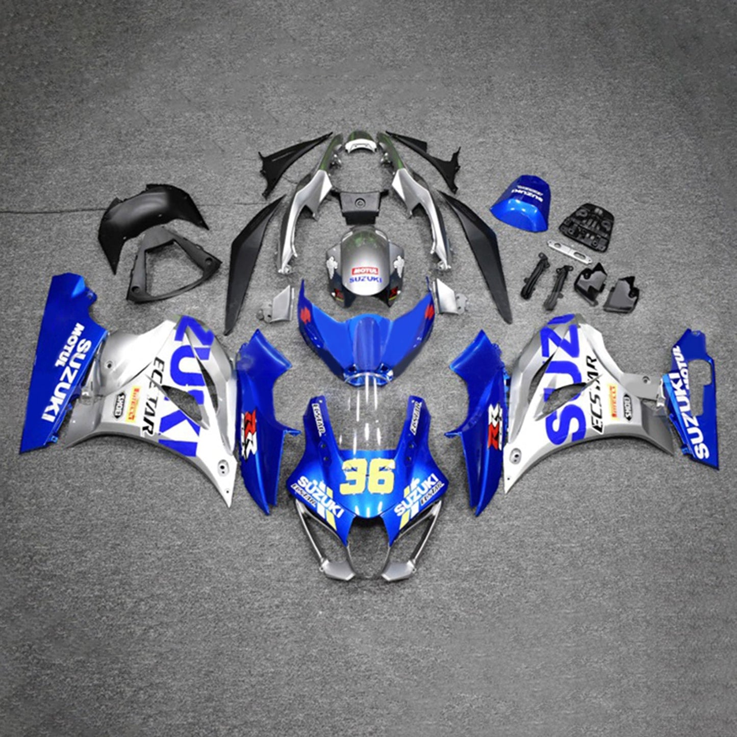 2017-2024 Suzuki GSXR1000 K17 Fairing Kit Bodywork Plastic ABS