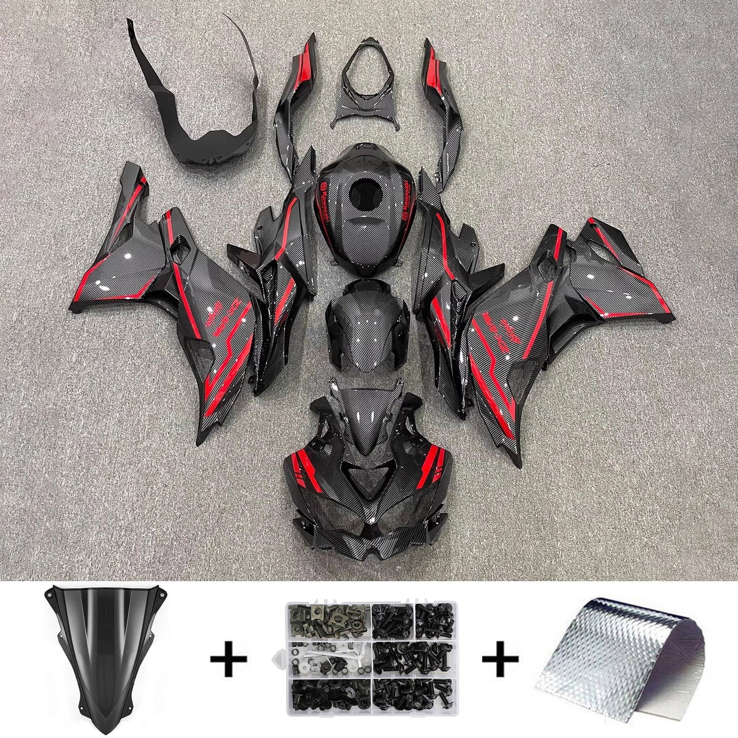 2019-2024 Kawasaki Ninja ZX-25R ZX-4R ZX-4RR Fairing Kit