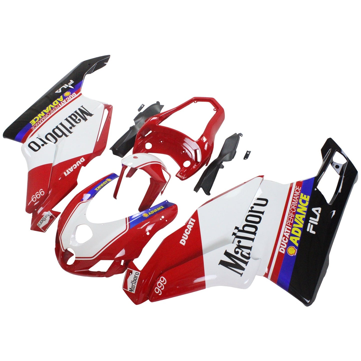 2005 2006 Ducati 999 749 Fairing Kit Bodywork ABS