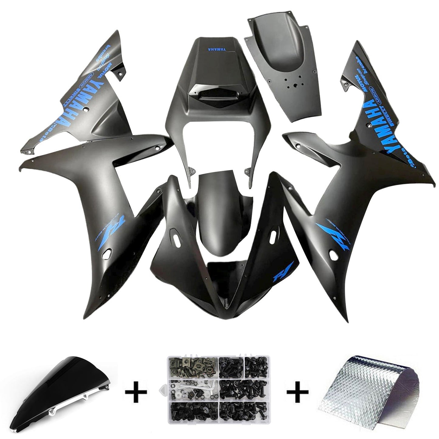2002-2003 Yamaha YZF 1000 R1 Fairing Kit Bodywork Plastic ABS
