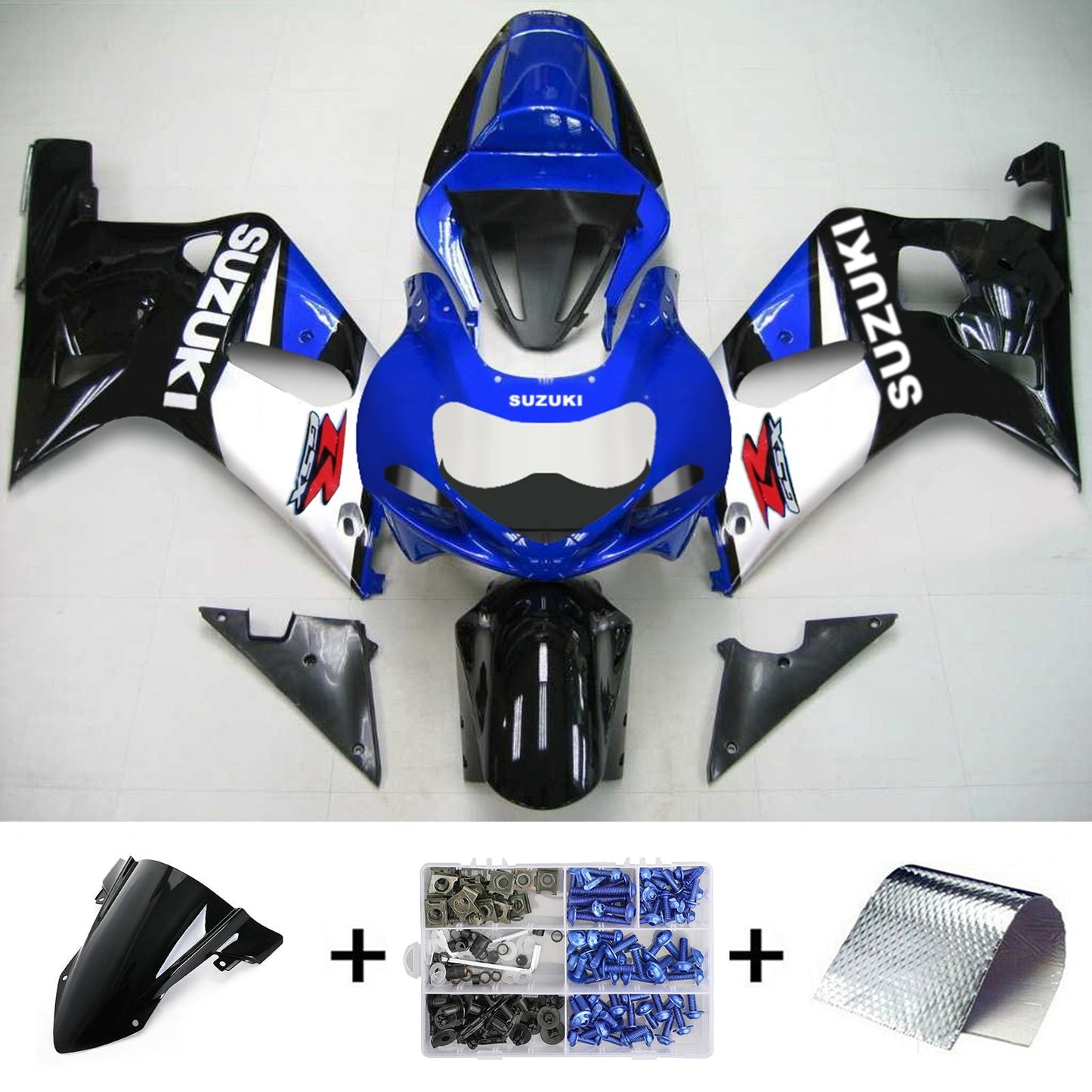 2001-2003 Suzuki GSXR750 Fairing Kit Bodywork Plastic ABS