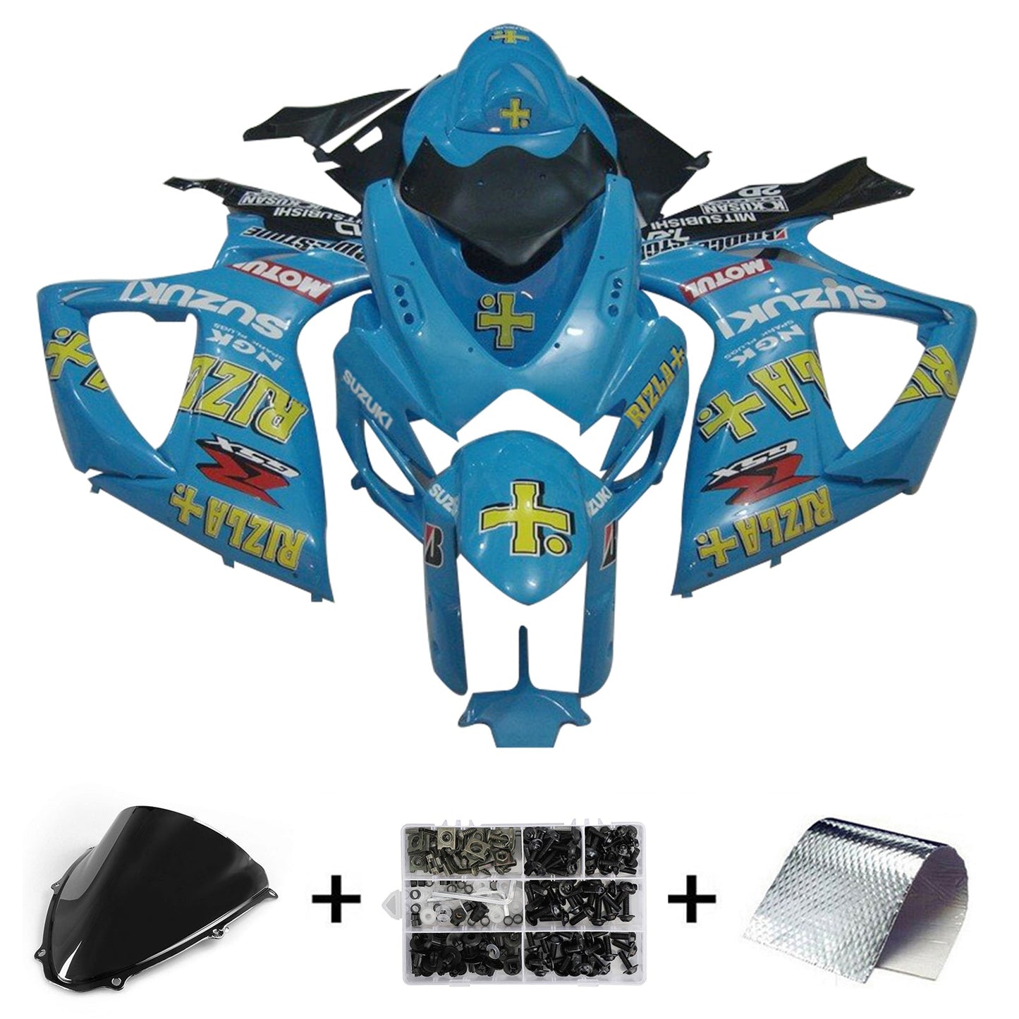 2006-2007 Suzuki GSXR 600/750 K6 Fairing Kit Bodywork Plastic ABS
