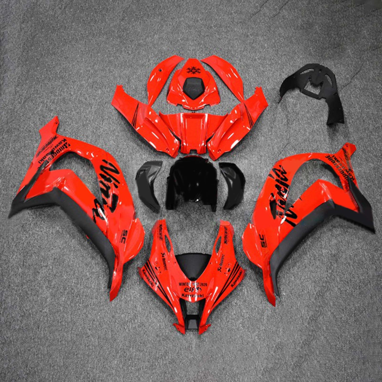 2016-2020 Kawasaki ZX10R Fairing Kit Bodywork Plastic ABS