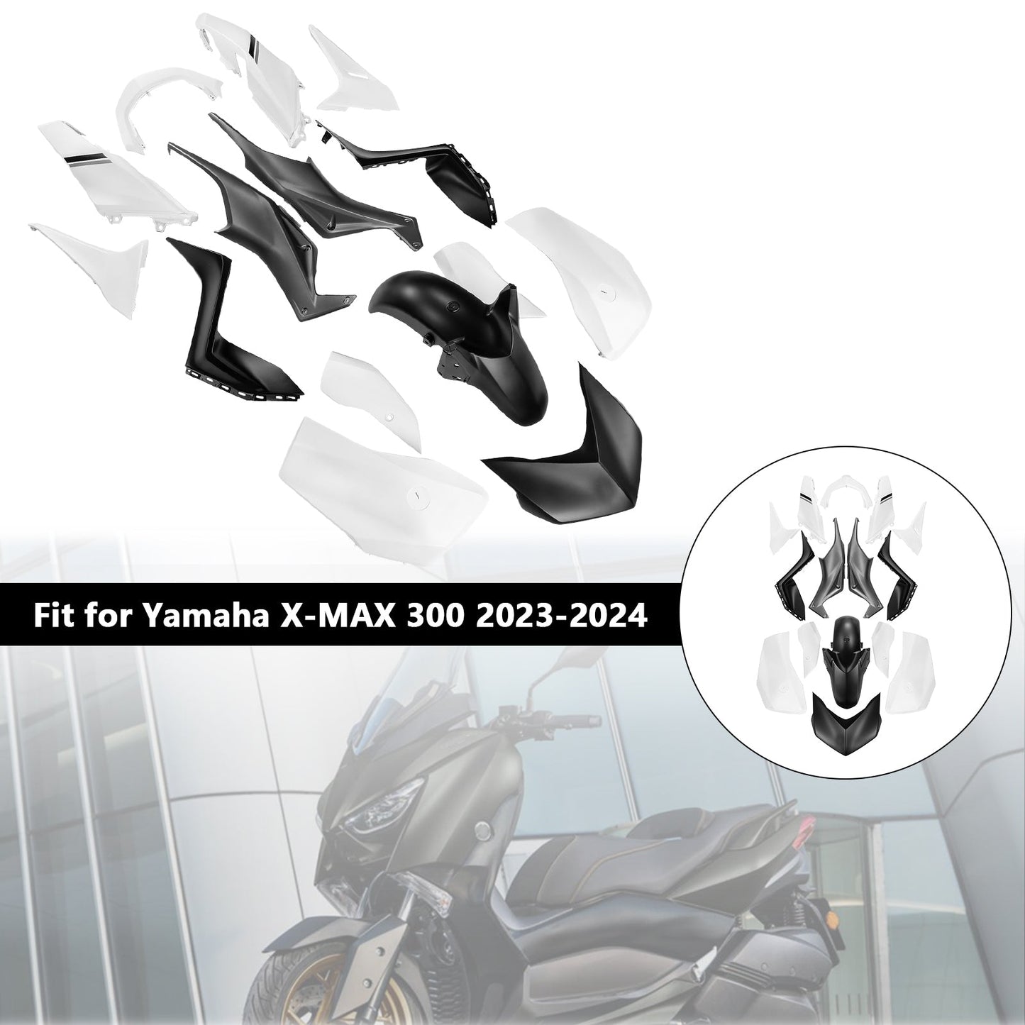 2023-2024 Yamaha X-MAX 300 XMAX Fairing Kit