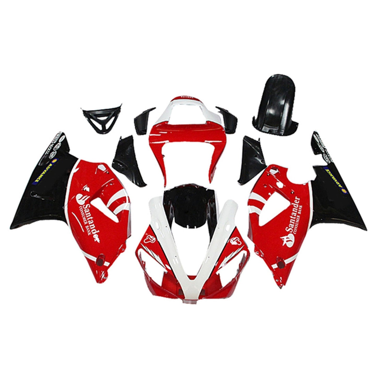 2000-2001 Yamaha YZF 1000 R1 Fairing Kit Bodywork Plastic ABS