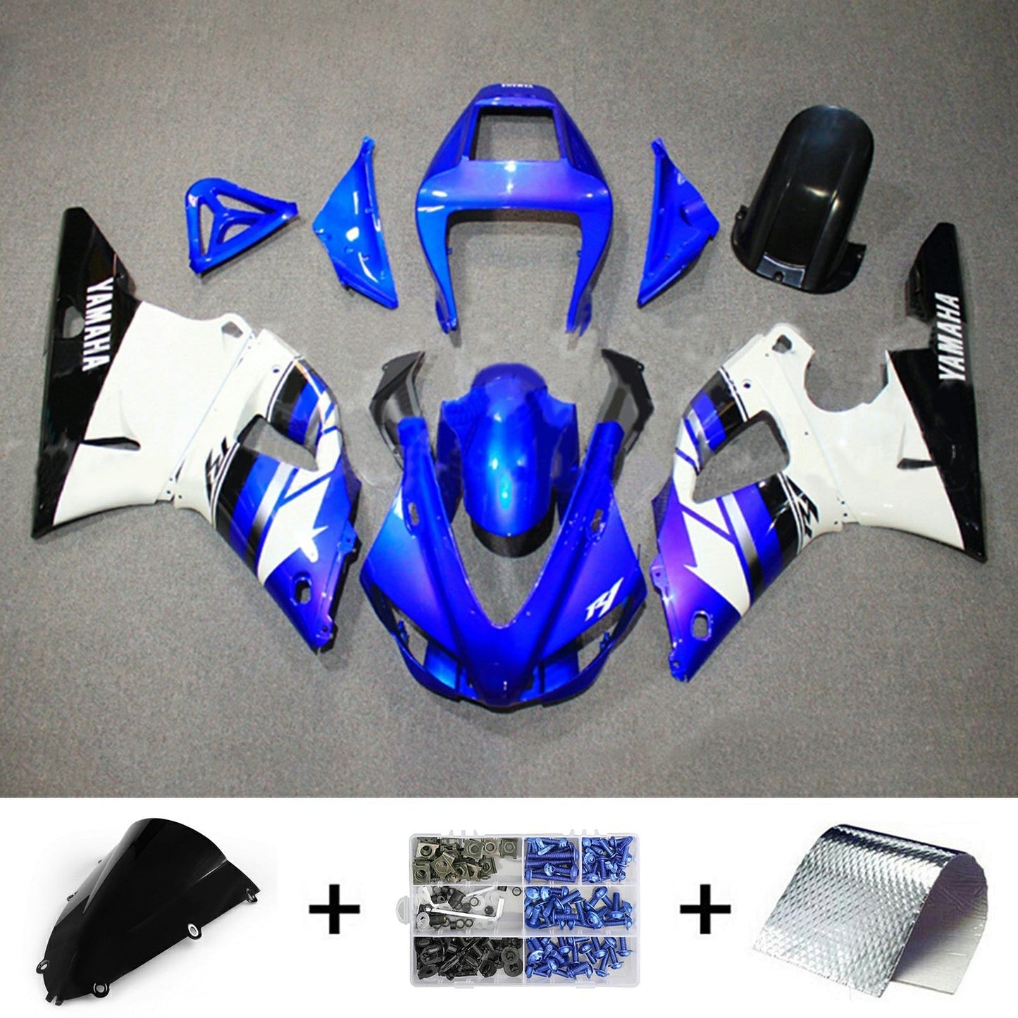 1998-1999 Yamaha YZF 1000 R1 Fairing Kit Bodywork Plastic ABS