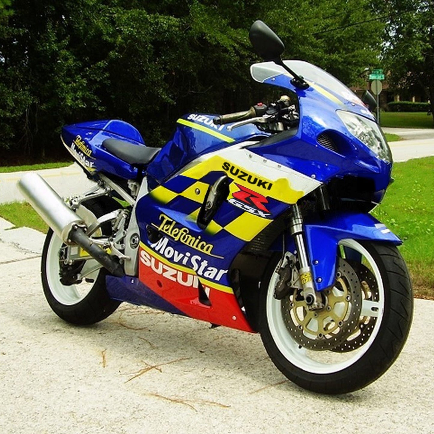 2001-2003 Suzuki GSXR750 Fairing Kit Bodywork Plastic ABS