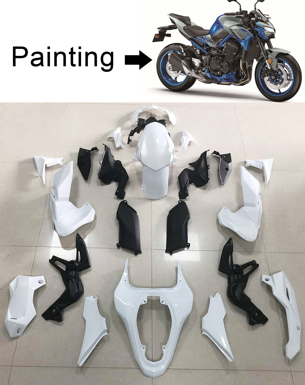 2020-2024 Kawasaki Z900 Fairing Kit