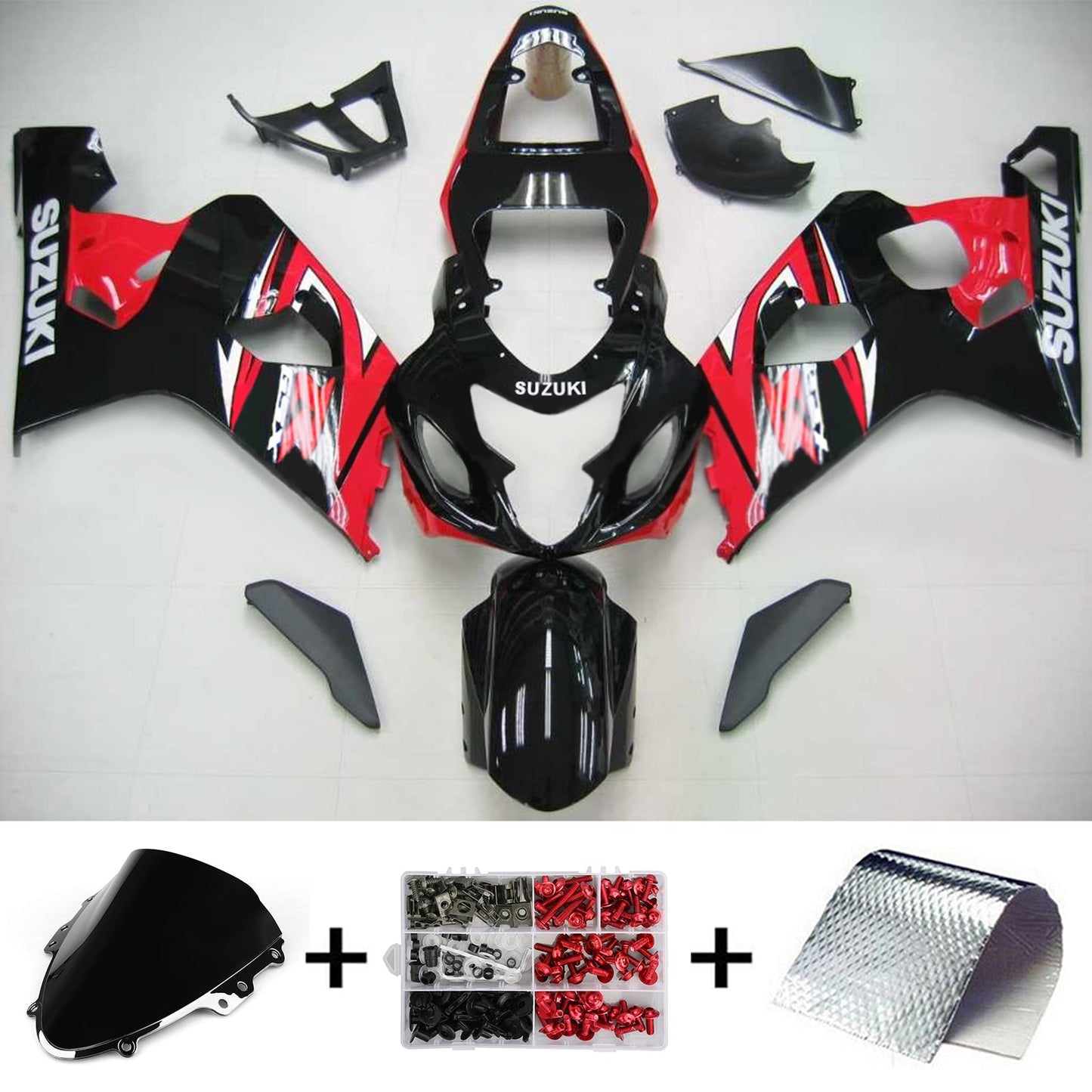 2004-2005 Suzuki GSXR 600/750 Fairing Kit Bodywork Plastic ABS