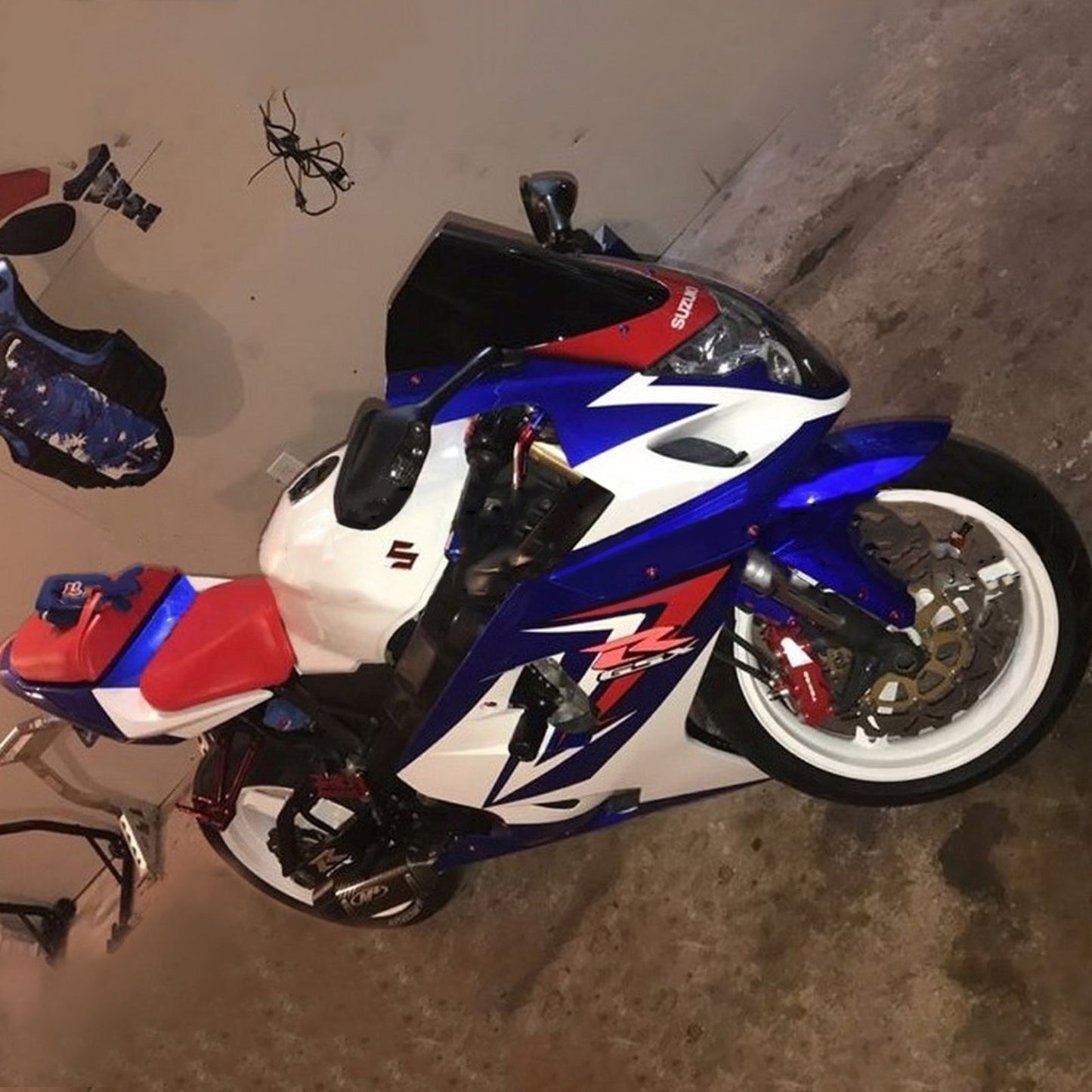 2004-2005 Suzuki GSXR 600/750 Fairing Kit Bodywork Plastic ABS