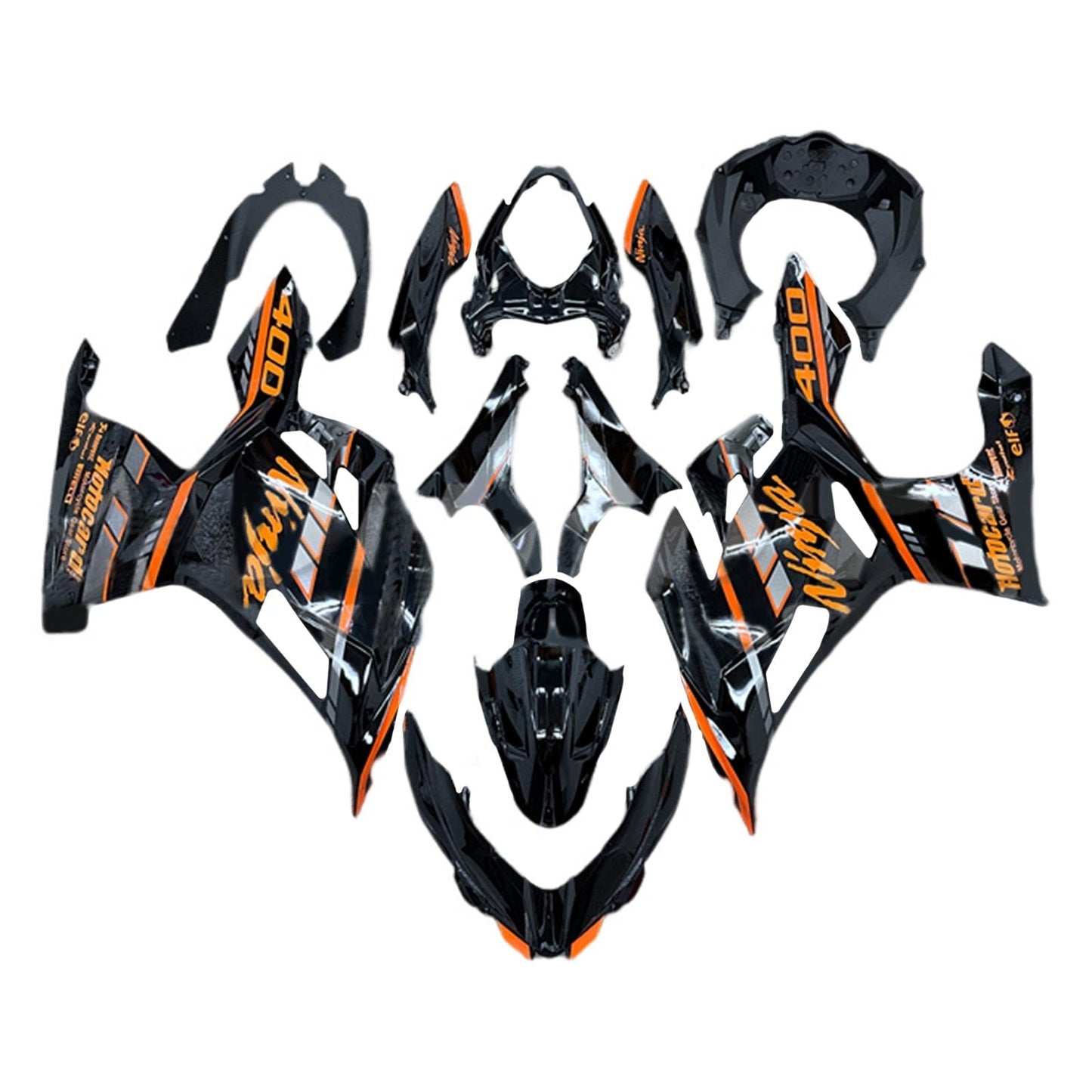 2018-2024 Kawasaki EX400 Ninja400 Fairing Kit Bodywork Plastic ABS
