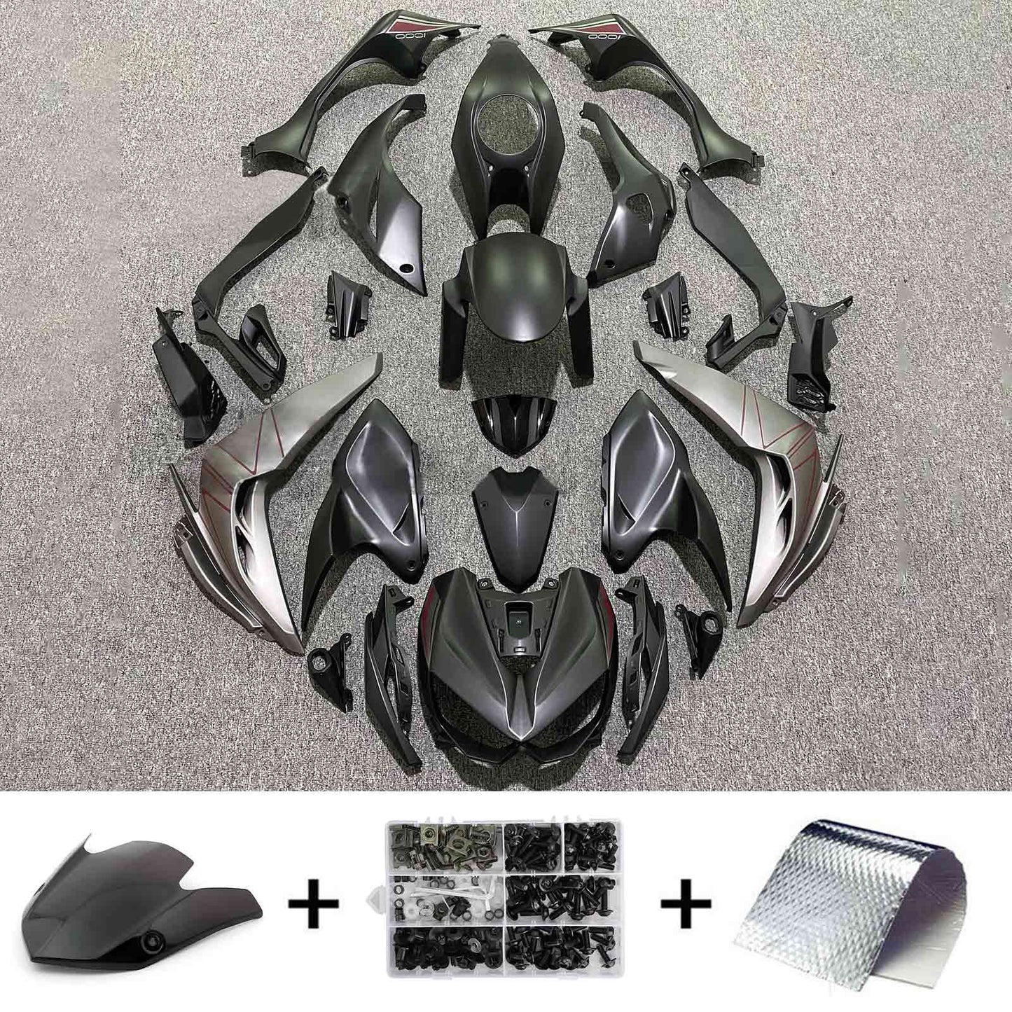 2014-2017 Kawasaki Z1000 Fairing Kit Bodywork Plastic ABS