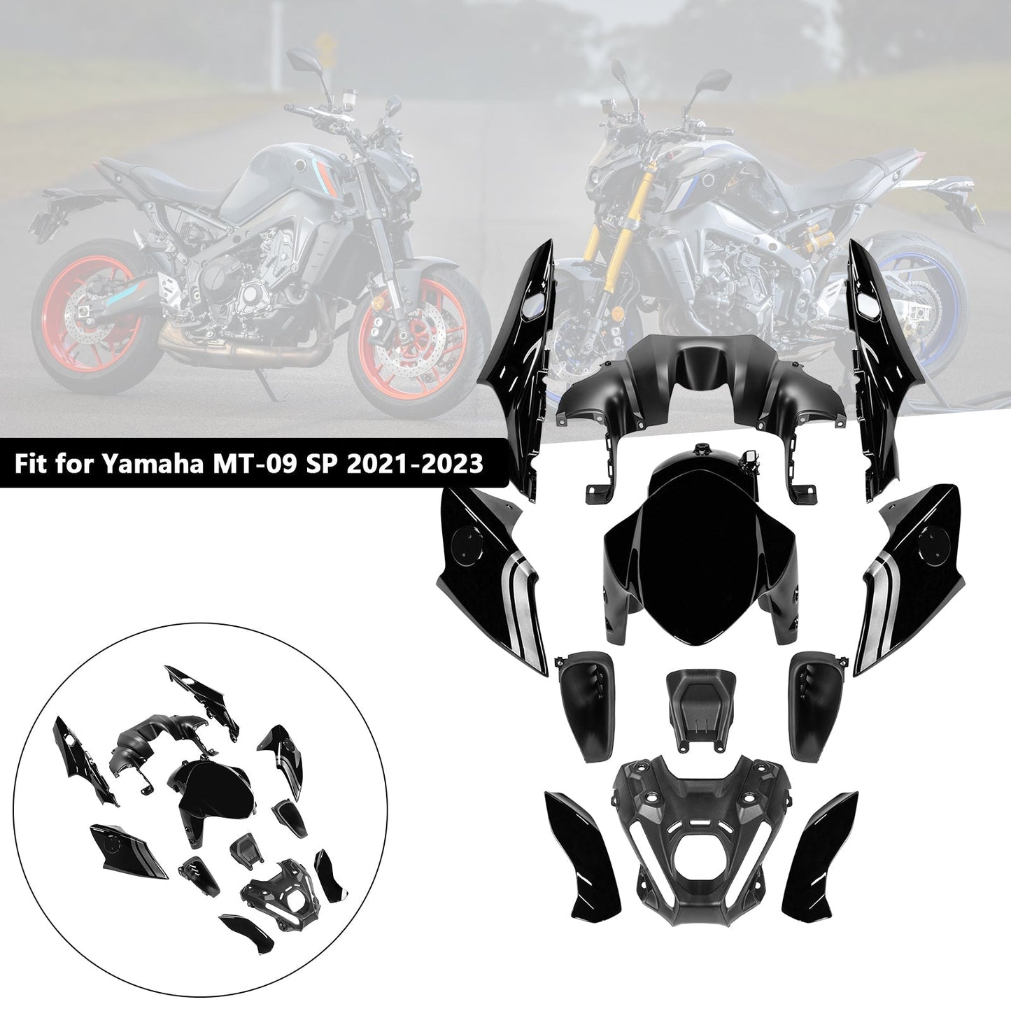 2021-2023 Yamaha MT-09 / MT-09 SP Fairing Kit