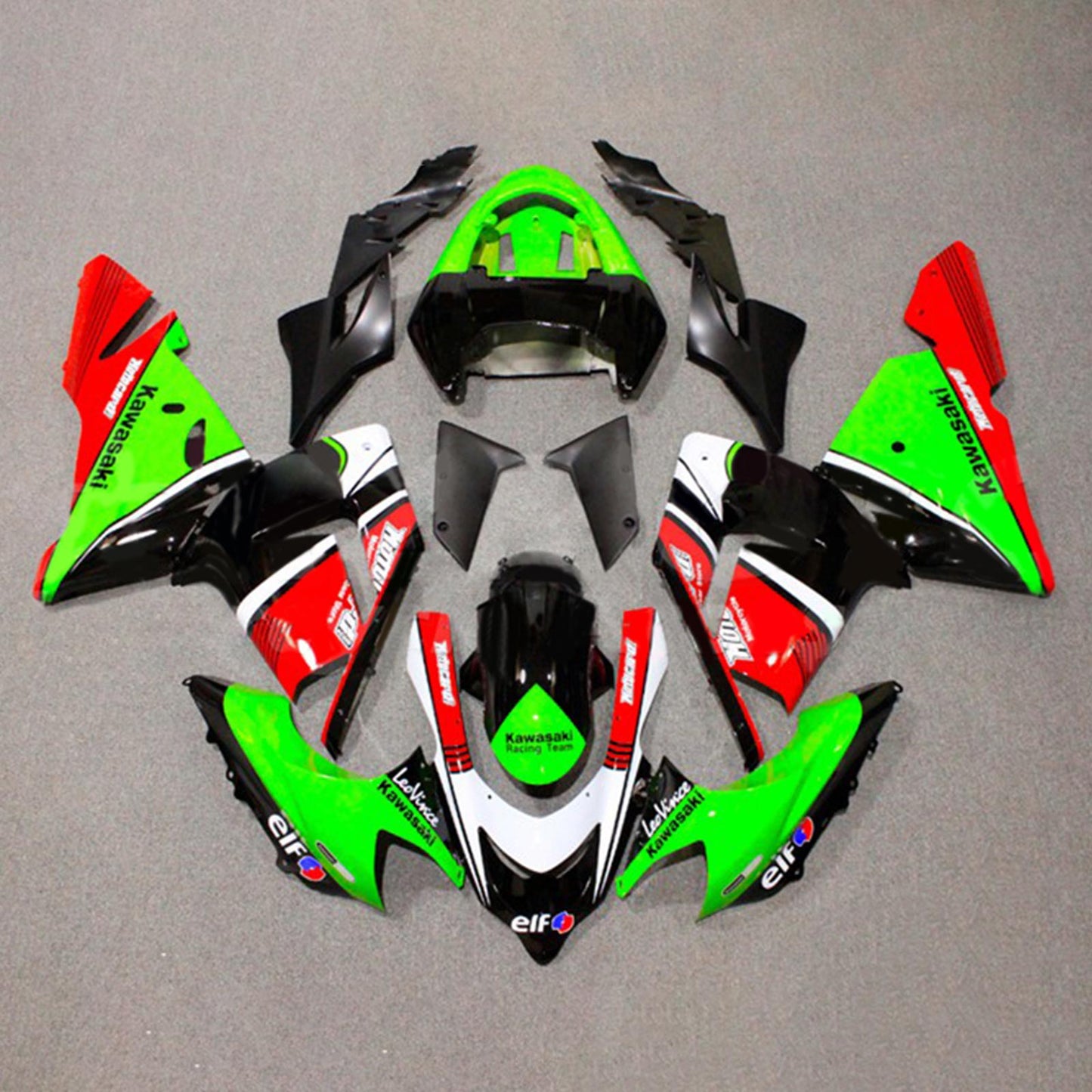 2004-2005 Kawasaki ZX10R Fairing Kit Bodywork Plastic ABS