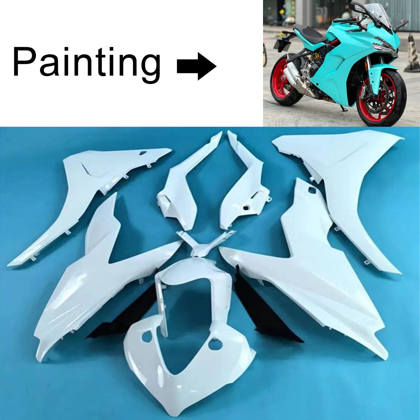 2017-2020 Ducati Supersport 939 939S Fairing Kit Bodywork