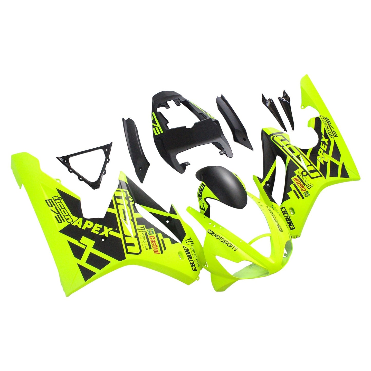 2006-2008 Triumph Daytona 675 Fairing Kit Bodywork Plastic ABS