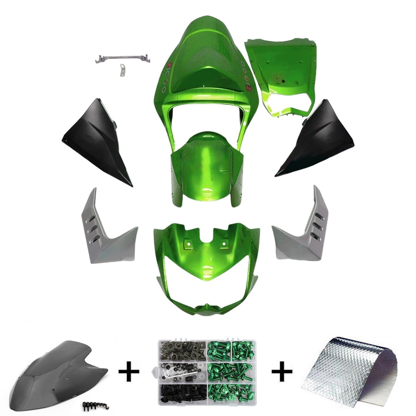 2003-2006 Kawasaki Z1000 Fairing Kit Bodywork Plastic ABS