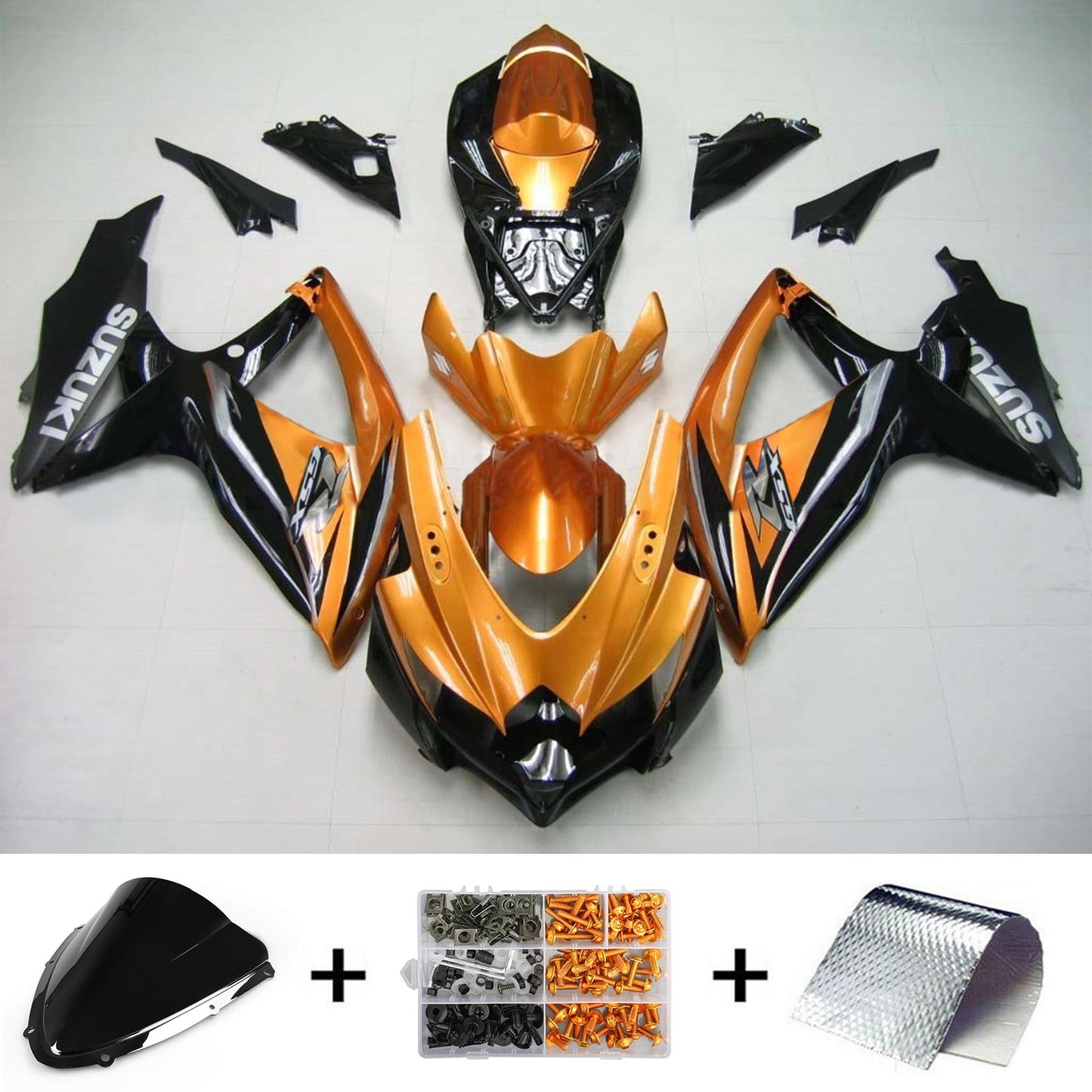 2008-2010 Suzuki GSXR 600/750 Fairing Kit Bodywork Plastic ABS K8