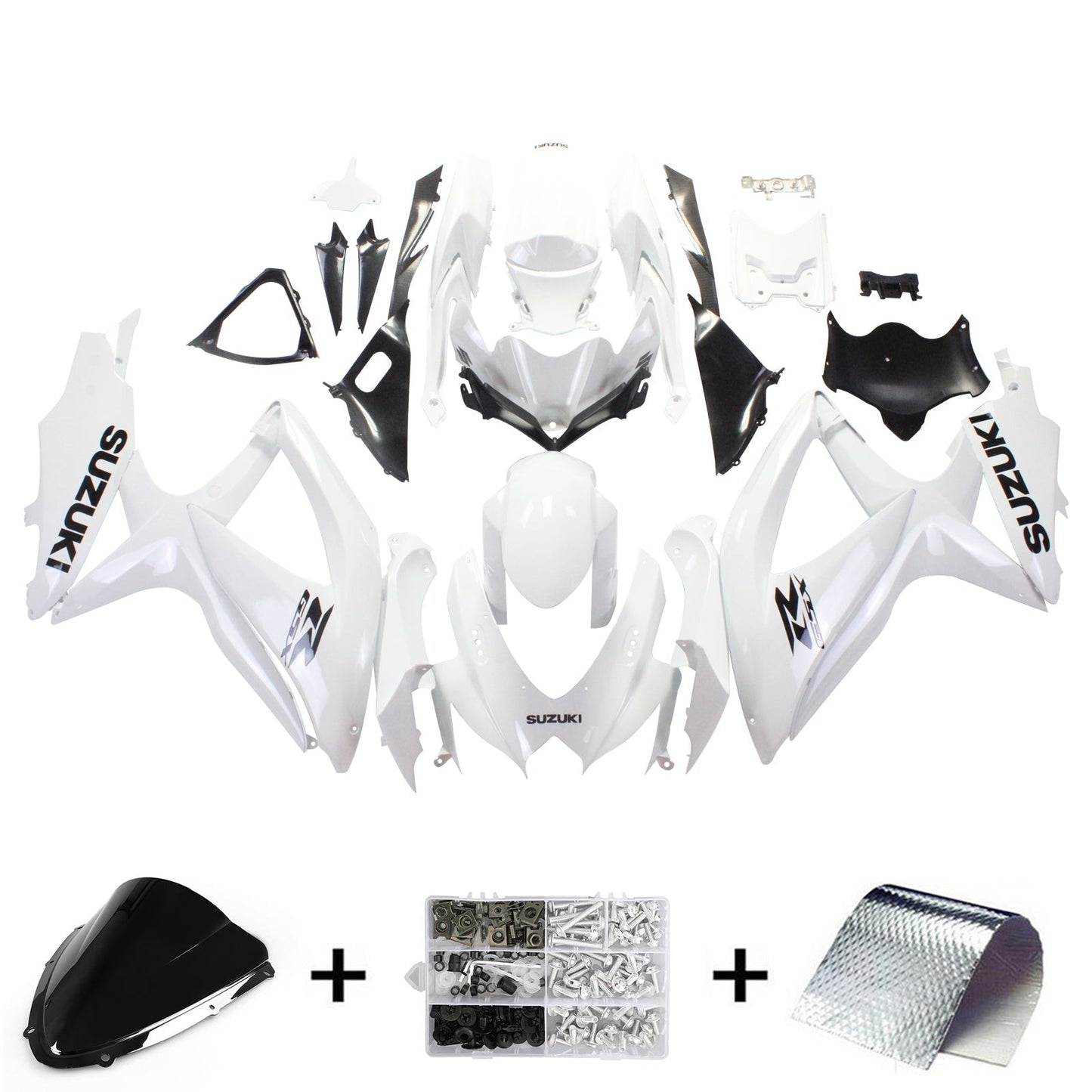 2008-2010 Suzuki GSXR 600/750 K8 Fairing Kit Bodywork Plastic ABS