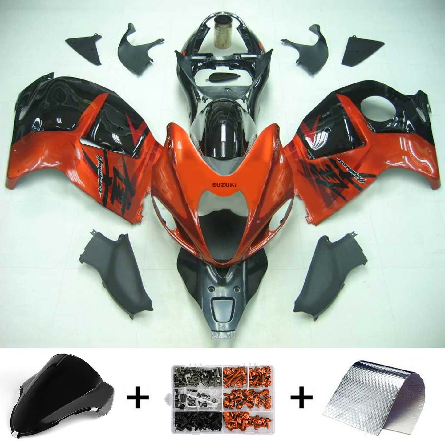 1999-2007 Suzuki Hayabusa GSXR1300 Fairing Kit Bodywork Plastic ABS