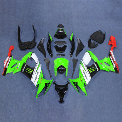 2008-2010 Kawasaki ZX10R Fairing Kit Bodywork Plastic ABS